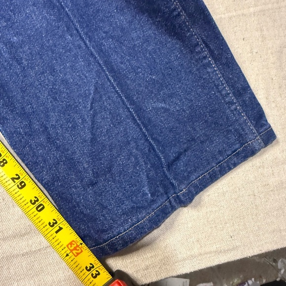 Wrangler 13MWZ Jeans Men 46x32 Blue Cowboy Cut Medium Wash Western Cowboy Denim - Picture 5 of 6